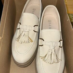Serra ladies platform loafers